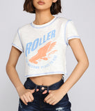 With fun and flirty details, Vintage Roller Skate Graphic Tee shows off your unique style for a trendy outfit for the summer season!