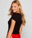 With fun and flirty details, Love To Be Wild Skeleton Graphic Tee shows off your unique style for a trendy outfit for the summer season!