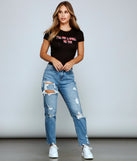 With fun and flirty details, I'll Put A Spell On You Graphic Tee shows off your unique style for a trendy outfit for the summer season!