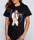 With fun and flirty details, Dance Again JLo Graphic Tee Shirt shows off your unique style for a trendy outfit for the summer season!