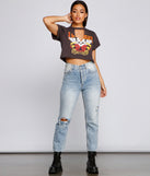 With fun and flirty details, Edgy Babe Cutout Crop Top shows off your unique style for a trendy outfit for the summer season!