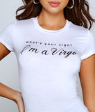 With fun and flirty details, What's Your Sign Virgo Graphic Tee shows off your unique style for a trendy outfit for the summer season!