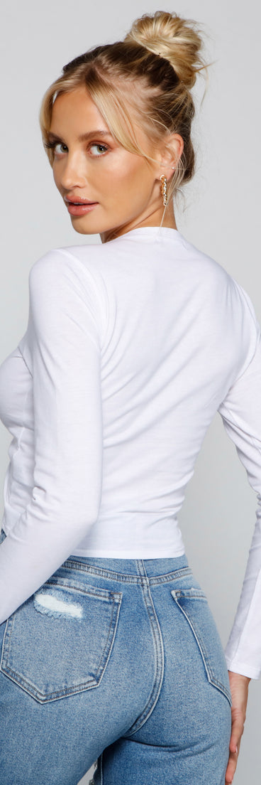 With fun and flirty details, Wild And Free Drawstring Crop Top shows off your unique style for a trendy outfit for the summer season!