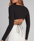 With fun and flirty details, Feisty Chic Strappy Back Crop Top shows off your unique style for a trendy outfit for the summer season!
