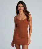 Totally Fab Ribbed Mini Dress