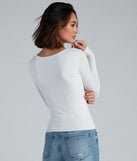 With fun and flirty details, Basic Must-Have Long Sleeve Top shows off your unique style for a trendy outfit for the summer season!