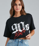 90's Babe Crop Tee is a trendy pick to create 2023 festival outfits, festival dresses, outfits for concerts or raves, and complete your best party outfits!