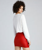 With fun and flirty details, Ready, Set, Go Graphic Cropped Sweatshirt shows off your unique style for a trendy outfit for the summer season!