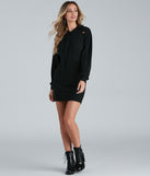 With fun and flirty details, That Edgy Look Slash Corset Hoodie Tunic shows off your unique style for a trendy outfit for the summer season!