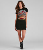 Let's Ride Graphic Slash Tunic Top is a trendy pick to create 2023 festival outfits, festival dresses, outfits for concerts or raves, and complete your best party outfits!
