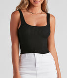 With fun and flirty details, Summer Staple Scoop Neck Tank Top shows off your unique style for a trendy outfit for the summer season!