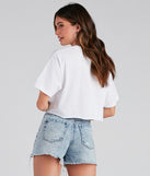 Drink Please Graphic Crop Tee is a trendy pick to create 2023 festival outfits, festival dresses, outfits for concerts or raves, and complete your best party outfits!