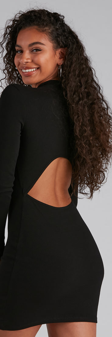 Major Double Take Knit Mini Dress