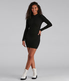 Major Double Take Knit Mini Dress