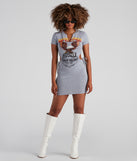 Daydream Graphic Cutout Tunic Top is a trendy pick to create 2023 festival outfits, festival dresses, outfits for concerts or raves, and complete your best party outfits!