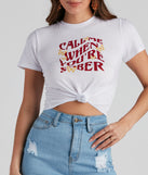 With fun and flirty details, Call Me When You're Sober Tee shows off your unique style for a trendy outfit for the summer season!