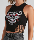 With fun and flirty details, Ride Or Die Graphic Slash Tank Top shows off your unique style for a trendy outfit for the summer season!