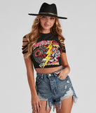 Dress up in Rock Tour Graphic Slash Tank Top as your going-out dress for holiday parties, an outfit for NYE, party dress for a girls’ night out, or a going-out outfit for any seasonal event!