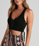 With fun and flirty details, Always Trendy Lace-Up Tank Top shows off your unique style for a trendy outfit for the summer season!