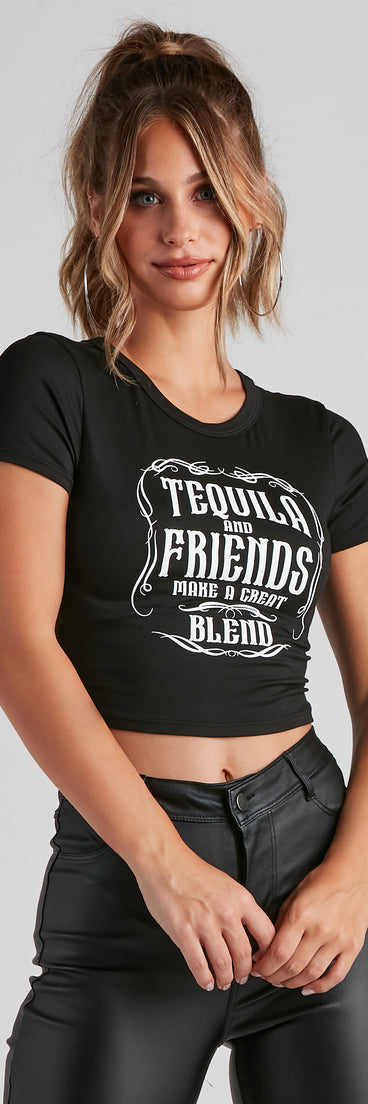 Tequila And Friends Graphic Tee is a trendy pick to create 2023 festival outfits, festival dresses, outfits for concerts or raves, and complete your best party outfits!