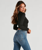 With fun and flirty details, All In The Deets Long Sleeve Crop Top shows off your unique style for a trendy outfit for the summer season!