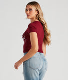 With fun and flirty details, Full Throttle Motocycle Graphic Tee shows off your unique style for a trendy outfit for the summer season!