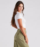 With fun and flirty details, Lucky Day Shamrock Cropped Graphic Tee shows off your unique style for a trendy outfit for the summer season!