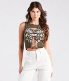 In It To Win it Vintage Moto Graphic Tank Top