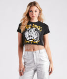 Free Riders Fringe Graphic Crop Tee
