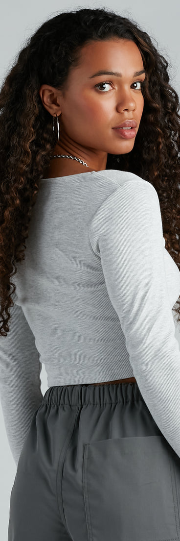 With fun and flirty details, the Keep It Tight Rib Knit Corset Crop Top shows off your unique style for a trendy outfit for the spring or summer season!