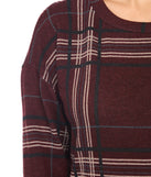 With fun and flirty details, Plum Plaid Dreams Pull Over Top shows off your unique style for a trendy outfit for the summer season!