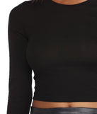 With fun and flirty details, Hit The Basics Crop Top shows off your unique style for a trendy outfit for the summer season!