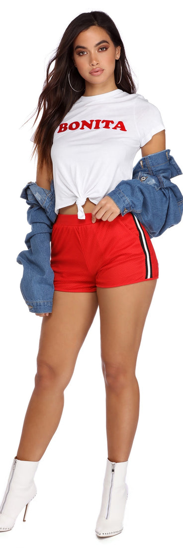 Knotted Bonita Crop Tee