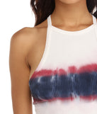 Just About Dyed Cropped Tank