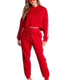 Sporty Vibes Cropped Hoodie