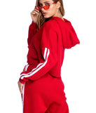 Sporty Vibes Cropped Hoodie