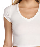 With fun and flirty details, Girl Next Door Crop Top shows off your unique style for a trendy outfit for the summer season!