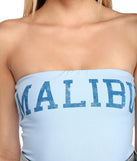 Malibu's Most Wanted Crop Top