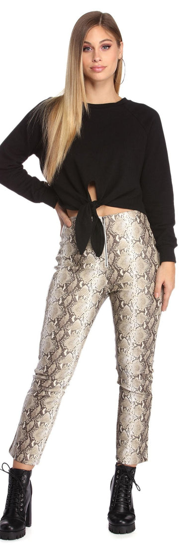 Knotty Intentions Cropped Sweatshirt