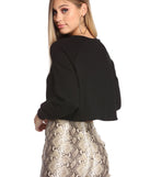 Knotty Intentions Cropped Sweatshirt