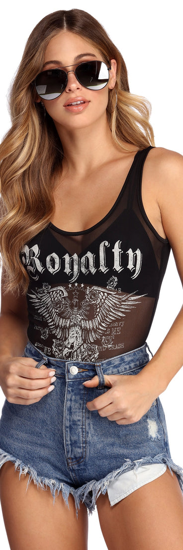 Rock Royalty Graphic Bodysuit