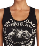 With fun and flirty details, On The Road Moto Tank Top shows off your unique style for a trendy outfit for the summer season!