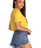 Born To Ride Cropped Tee is a trendy pick to create 2023 festival outfits, festival dresses, outfits for concerts or raves, and complete your best party outfits!