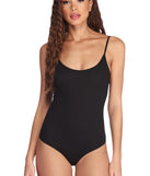 Essential Ribbed Sleeveless Bodysuit