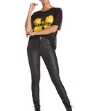 With fun and flirty details, Wu-Tang Clan Mesh Graphic Tee shows off your unique style for a trendy outfit for the summer season!