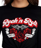Rock N' Roll Crop Top