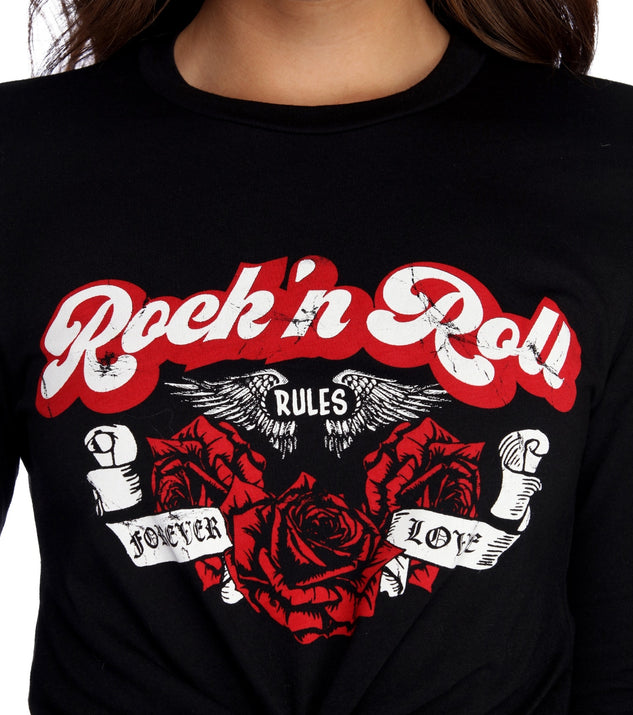 Rock N' Roll Crop Top | Windsor