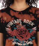 With fun and flirty details, Rockin' Vintage Graphic Tee shows off your unique style for a trendy outfit for the summer season!