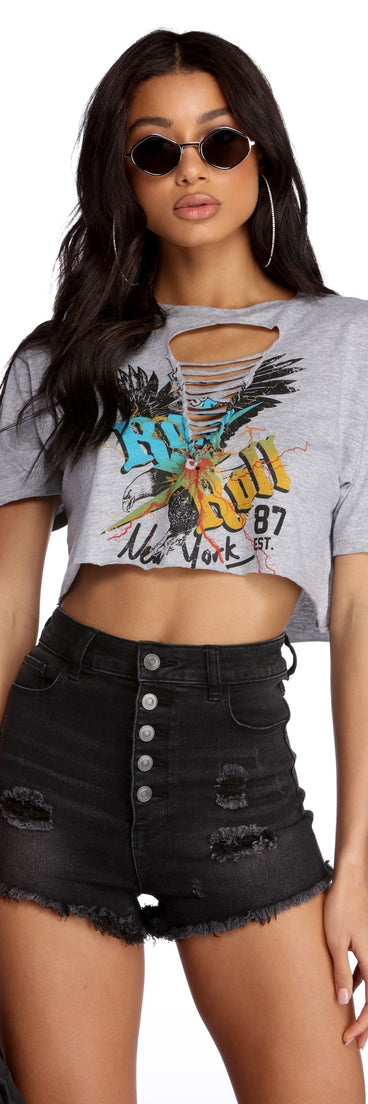 Classic Slasher Graphic Tee is a trendy pick to create 2023 festival outfits, festival dresses, outfits for concerts or raves, and complete your best party outfits!