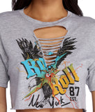 Classic Slasher Graphic Tee is a trendy pick to create 2023 festival outfits, festival dresses, outfits for concerts or raves, and complete your best party outfits!